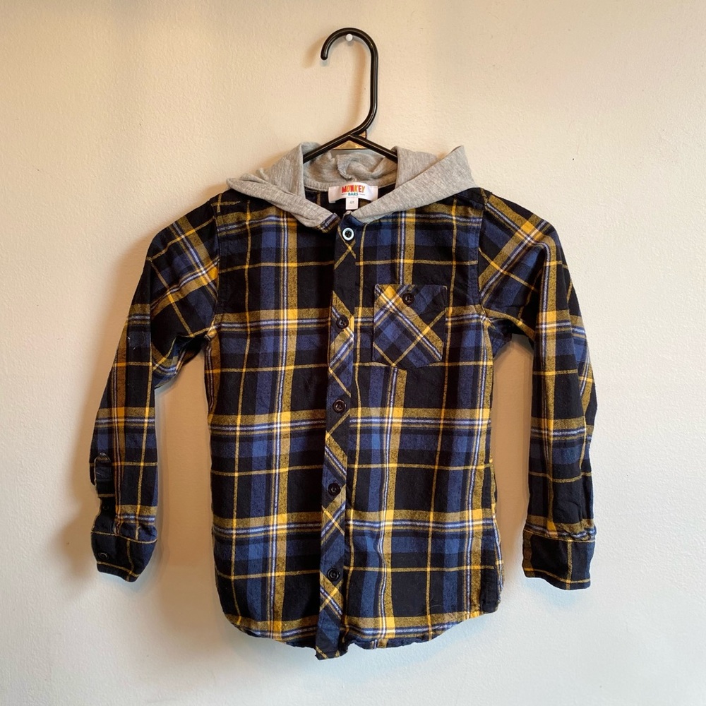 Checkered Button Down - Size 6